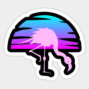 Flamingos flamingo Sticker